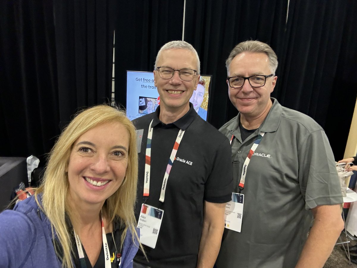 ritan2000's tweet image. We are at Oracle ACE Lounge. Come to know about the Community  and how you can join us. #OracleCloudWorld #OCW24
