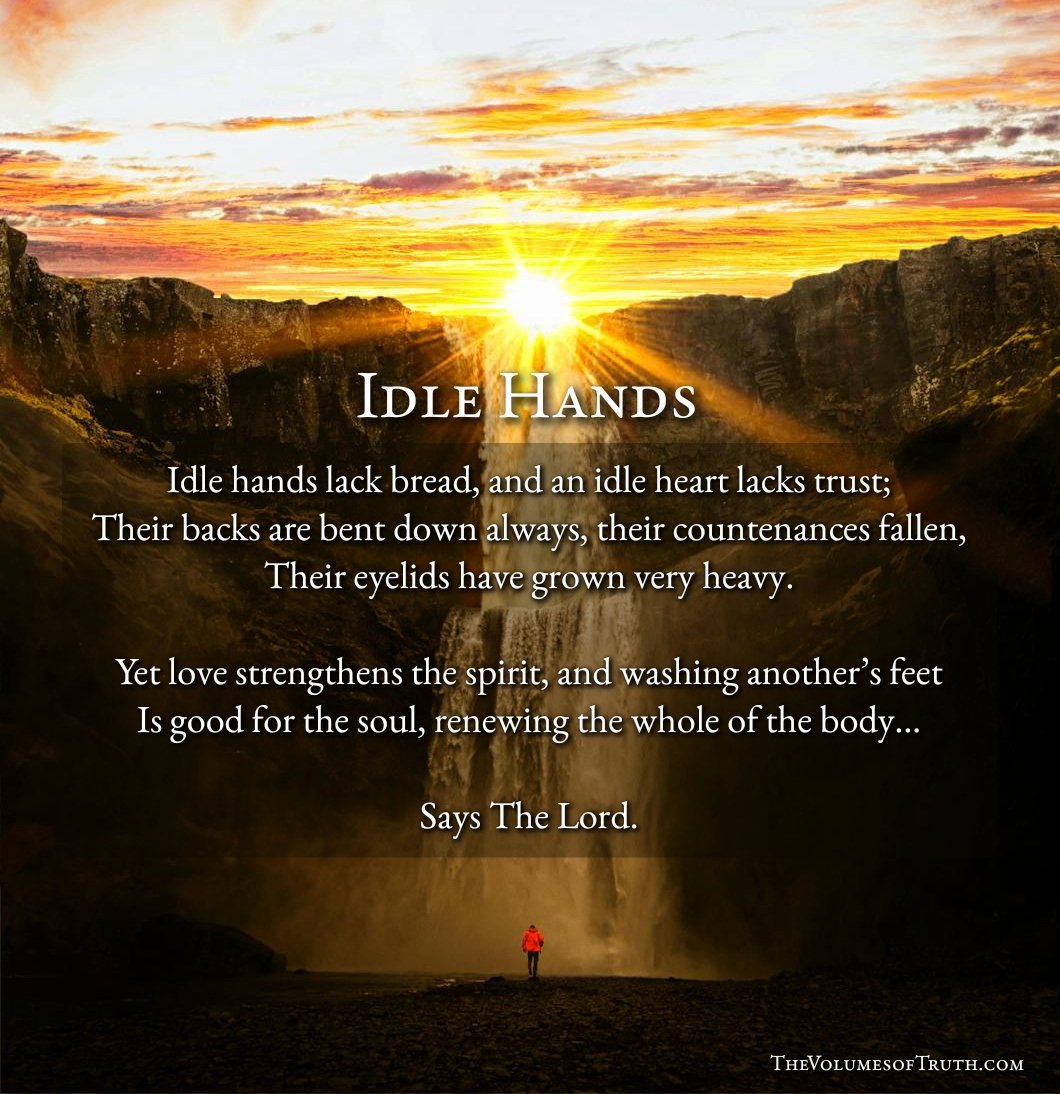 TheTimeHasCome7's tweet photo. 📖 Source: https://t.co/1aF8pCW9nk
▶️ Video/Playlist: https://t.co/3opCoUJ0Ns
#wordstoliveby #wordsofwisdom #wisdomofgod #idlehands #trust #love #strengthen #spirit #washingfeet #good #soul #renew #body #TheVolumesofTruth #wordofgod #lettersfromgod #newscriptures #wisdomquotes https://t.co/jVbNfPX7AO