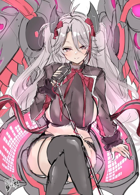 #皆さんラフと塗った後を見せてくださいこんな感じ〜 