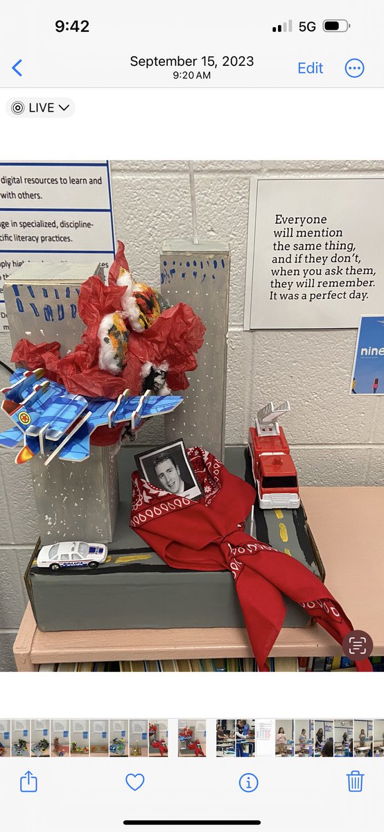 Mandy Perez (@mandyperez3) on Twitter photo In honor of <a href="/911BandanaRed/">Welles Crowther</a> here is a project two of my students created after reading/learning about Welles Crowther. 💙
“Hard times don’t create heroes. It is during the hard times when the hero within us is revealed.” - Bob Riley
#manintheredbandana #neverforget In honor of <a href="/911BandanaRed/">Welles Crowther</a> here is a project two of my students created after reading/learning about Welles Crowther. 💙
“Hard times don’t create heroes. It is during the hard times when the hero within us is revealed.” - Bob Riley
#manintheredbandana #neverforget
