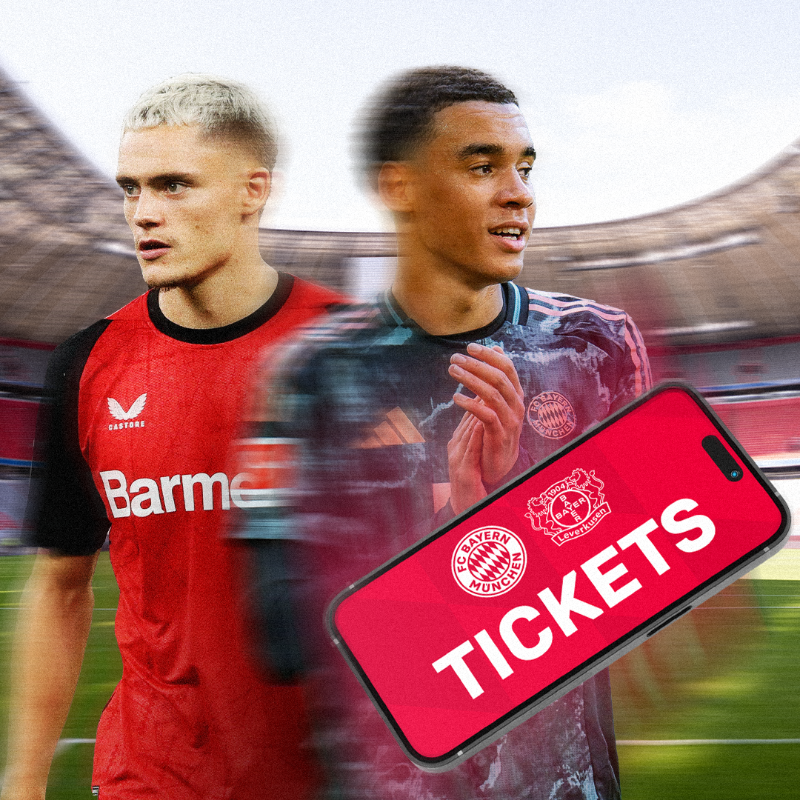 FCBayern's tweet photo. 🚨️️ 𝐆𝐄𝐖𝐈𝐍𝐍𝐓 𝐓𝐈𝐂𝐊𝐄𝐓𝐒 𝐆𝐄𝐆𝐄𝐍 𝐋𝐄𝐕𝐄𝐑𝐊𝐔𝐒𝐄𝐍 🚨️

Erlebt das Topspiel gegen Leverkusen hautnah! Jetzt mitmachen und LIVE in der Allianz Arena dabei sein! 🎟️⤵️

👉 https://t.co/LnSfTm0Kj7