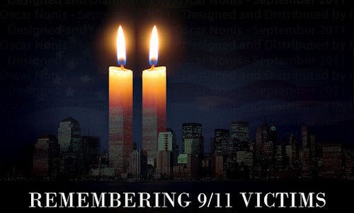 We will never forget.

Take a moment today and think about all you are thankful for in life that  can sometimes be taken for granted. Hug and kiss the ones you love. And remember those 2,977 individuals whose lives were tragically cut short on September 11, 2001.
#NeverForget