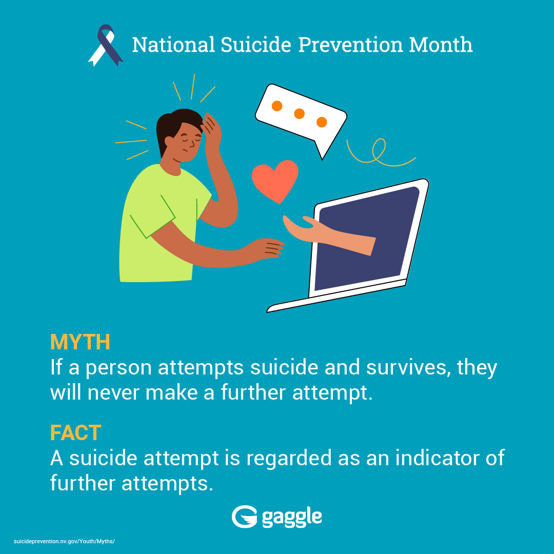 Understanding the facts about suicide prevention can save lives. 💙

Check out these common myths vs. facts and learn how we can all play a role in supporting students. #EveryConversationCounts #SuicidePrevention

Let’s break the stigma and foster meaningful conversations. 🌟