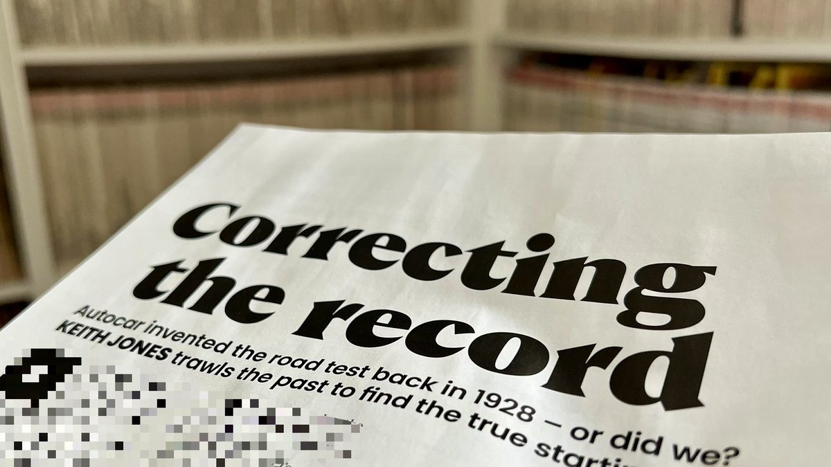keithwrjones's tweet photo. As well as its familiar talent ensemble, this week’s refreshed @autocar contains a dose of my nerdiness about its illustrious road test history.

To its credit, a brave, bold step’s been taken by acknowledging that key elements have been misinterpreted over time — hat doffed. https://t.co/s41fPBkpFJ