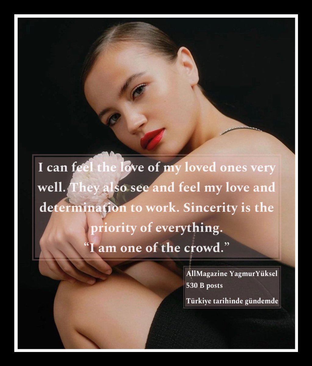 There may be ppl who will consider her popularity unexpected,but those who watch her since the beginning of KC know how much effort she has put in to get to where she is now
no privileges,there’s only a wisely chosen path &amp; fans supporting her along this path
#YağmurYüksel 🐣🧚‍♂️🦢