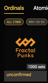 DianasArtifacts's tweet photo. Can’t wait to see my #FractalPunks! Huge thanks to @Fractal_Punks , @Ordzaar, and @Fractal_Bitcoin for being part of this! Hope they'll generate a similar hype to the #CryptoPunks! https://t.co/xXjqocHFIx