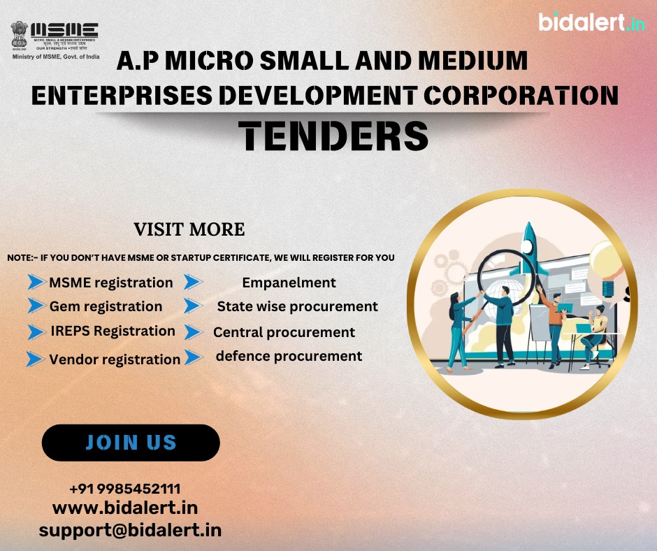 AndhraTenders's tweet photo. - #APMSME
- #AndhraPradeshMSME
- #MSMEAndhraPradesh
- #APIndustries
- #MSMEDevelopment
- #SmallBusinessAP
- #AndhraPradeshEntrepreneurs
- #APStartups
- #MSMEIndia
- #APGovernmentSchemes
- #EntrepreneurshipAP
- #APIndustrialDevelopment
- #MSMEGrowth
@BIDALERT1 https://t.co/VYC3eT5uN3