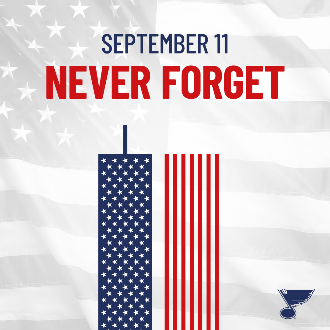 StLouisBlues's tweet photo. Never Forget. https://t.co/oii7DAkYLr
