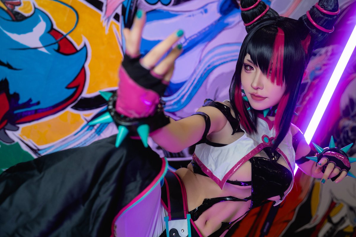 cyama28's tweet image. 【　ストリートファイター6／ジュリ　】 
#RAGE_SUPER_MATCH #コスプレ
