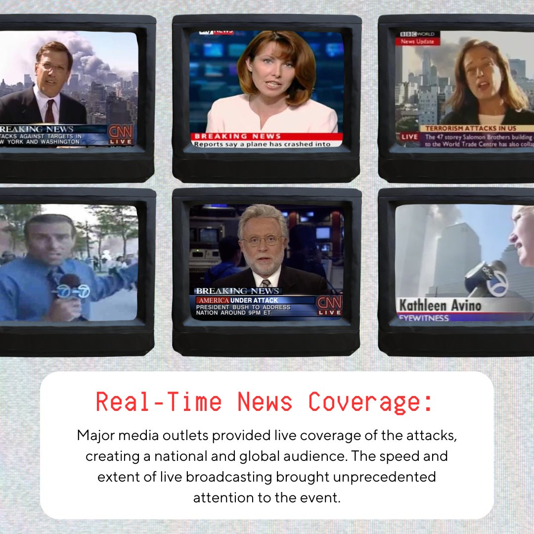 WhitPR's tweet photo. 9/11 was a turning point not just in history, but also in the world of media and public relations. Today we're not only remembering the lives lost but the role communication played in this pivotal moment. 

#NeverForget #911 #MediaInfluence #PublicRelations #HistoryInTheMaking https://t.co/Xk6pDW4UX4