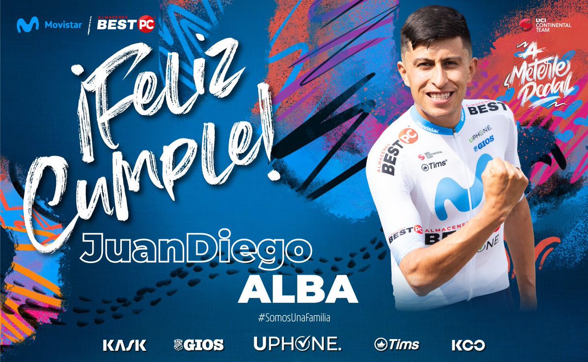 Hoy cumple años <a href="/AlbaJuan97/">Juan Alba</a> 🎉🎈🎂

🥳 La familia del #MovistarBestPC le desea muchas felicidades en su día 

¡Puedes dejarle tu mensaje aquí! 👇

#SomosUnaFamilia
#AMeterlePedal