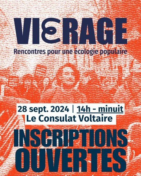 amisdelaterre's tweet photo. 👋Tu peux désormais t'inscrire pour VieRage, l'évènement de la rentrée pour parler d'écologie populaire ! 

📌28 sept. 14h00 au Consulat, à Paris

Inscription : https://t.co/GET5vcfG4K

👉organisé avec @ActionJusClim75 https://t.co/qLGMCg9I8t