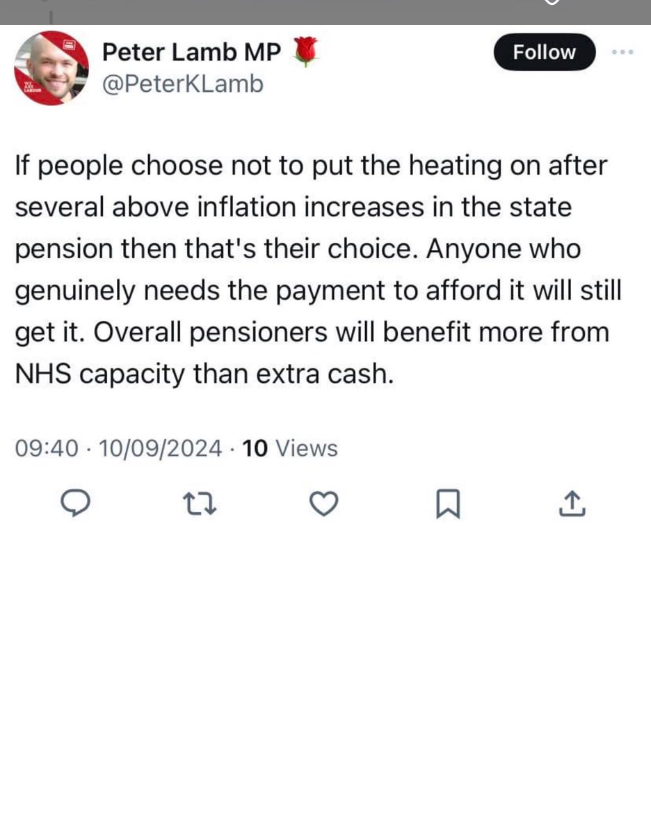 DebbieBeck0410's tweet photo. @SaulStaniforth This is the response from Crawley Labour MP, @PeterKLamb https://t.co/MB21sTwIm2
