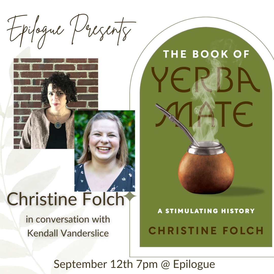 Princeton University Press (@princetonupress) on Twitter photo Tomorrow (Sept. 12) at 7 pm EDT: <a href="/epiloguebooksch/">epiloguebooksch</a> welcomes <a href="/christinefolch/">Christine Folch</a> to celebrate the launch of her new book, The Book of Yerba Mate: A Stimulating History. She will be in conversation with <a href="/kvslice/">Kendall Vanderslice</a>.
Get your tickets today: hubs.ly/Q02PkCWx0 Tomorrow (Sept. 12) at 7 pm EDT: <a href="/epiloguebooksch/">epiloguebooksch</a> welcomes <a href="/christinefolch/">Christine Folch</a> to celebrate the launch of her new book, The Book of Yerba Mate: A Stimulating History. She will be in conversation with <a href="/kvslice/">Kendall Vanderslice</a>.
Get your tickets today: hubs.ly/Q02PkCWx0