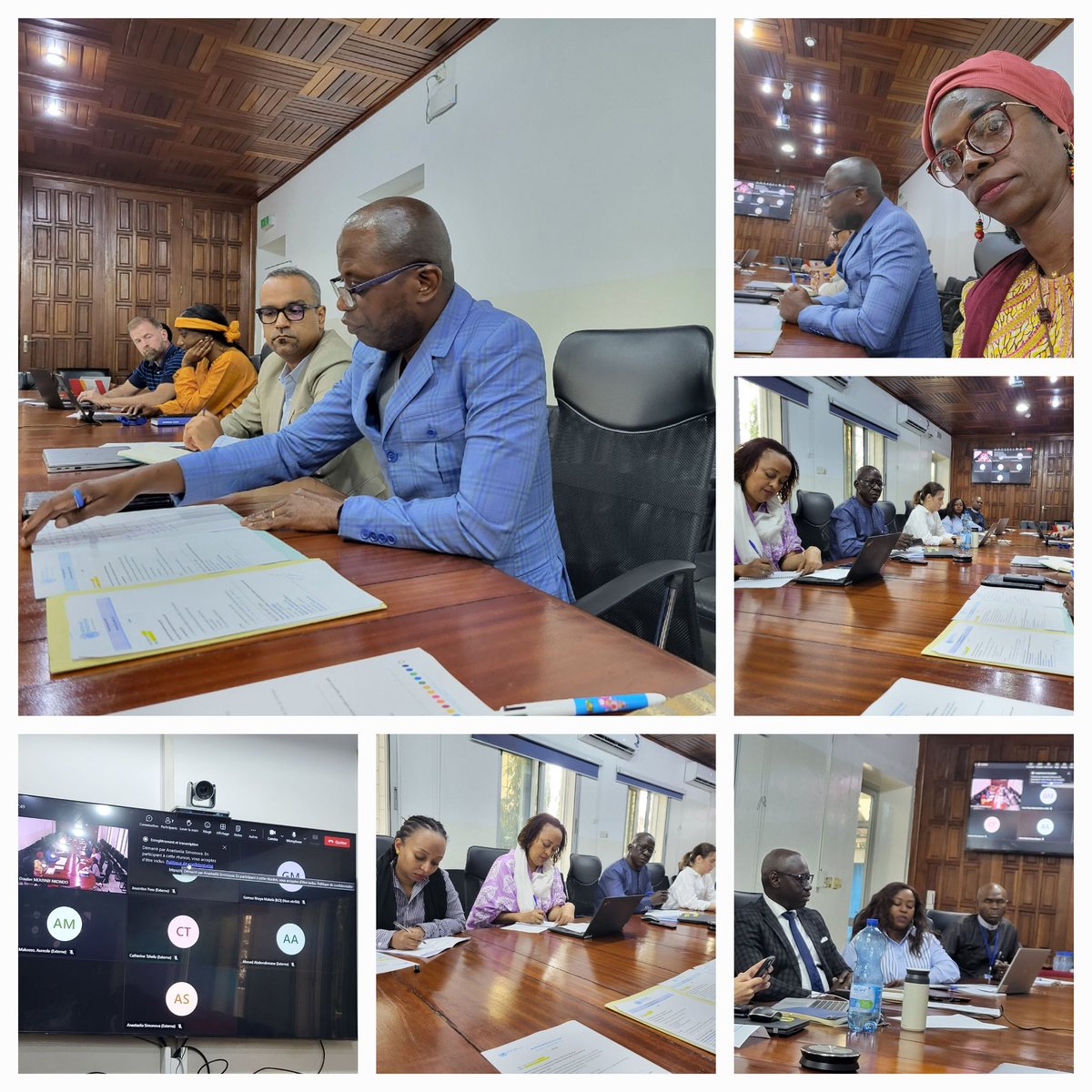 adamafooly's tweet image. Parfum de rentrée studieuse 📁📗 👩🏽‍🦱👨🏻pour l&apos;équipe conjointe du Programme @UN_Congo!
Grand plaisir de presider avec le ministere du plan la  reunion mensuelle  #oneprogramme sur les engagements phares ONU🫱🏽‍🫲🏾@congo  pour le dernier trimestre 2024. 
#deliveringasone
@ChrisMburu