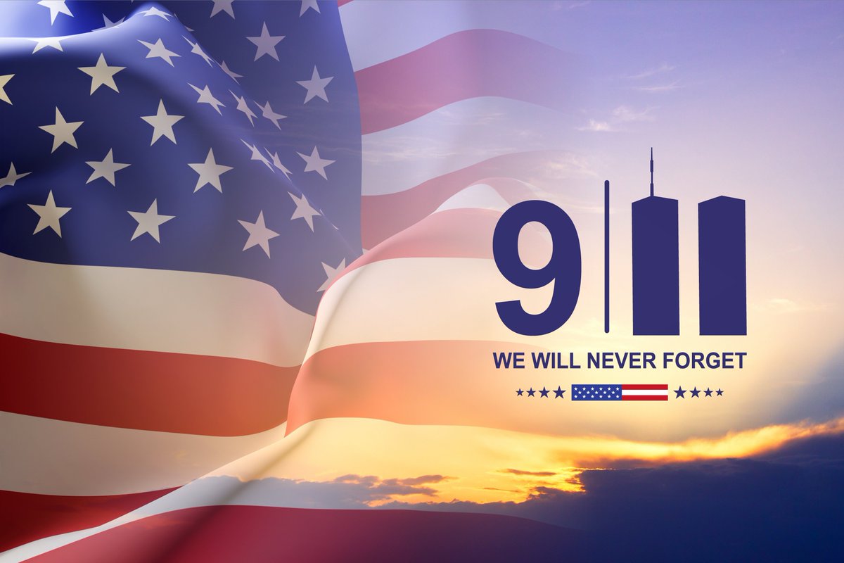 Today we remember the lives lost and the sacrifices made on September 11th, 2001. Our hearts go out to all those affected by this tragedy. #NeverForget #911Memorial #Yourfinancialfamily