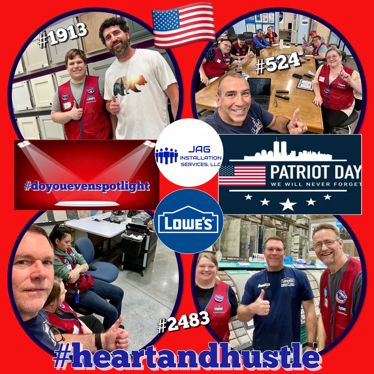 “Even the smallest act of service, the simplest act of kindness, is a way 2 #honor those we lost, a way 2 reclaim that spirit of unity that followed 9/11.”#BarackObama

#BuildingConfidence creates #unity 4 our #region18 #teams. #Lowes #specialtyspotlight is a stage 4 #kindess.
