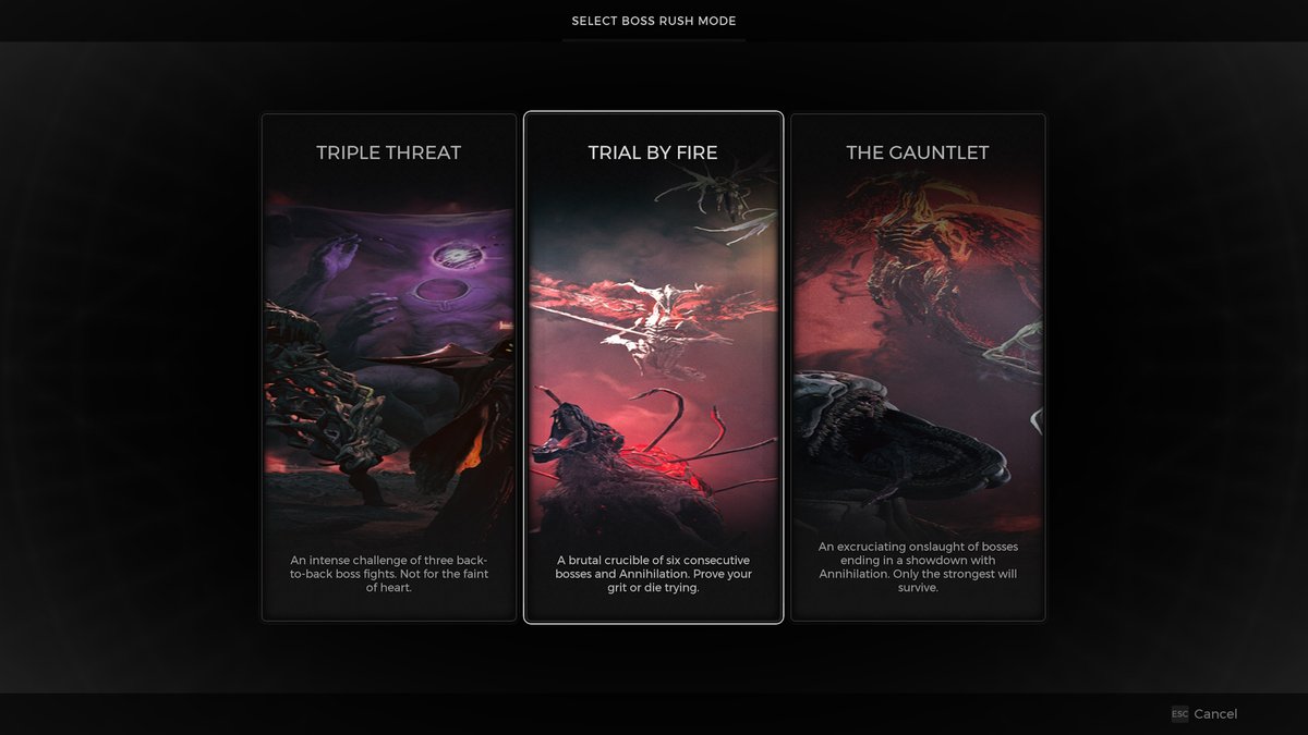 Do you feel confident? Which difficulty will it be when you jump into the new Boss Rush Mode? 🤔

Boss Rush will be available as part of a free major content update for #Remnant2 on September 24! 💯