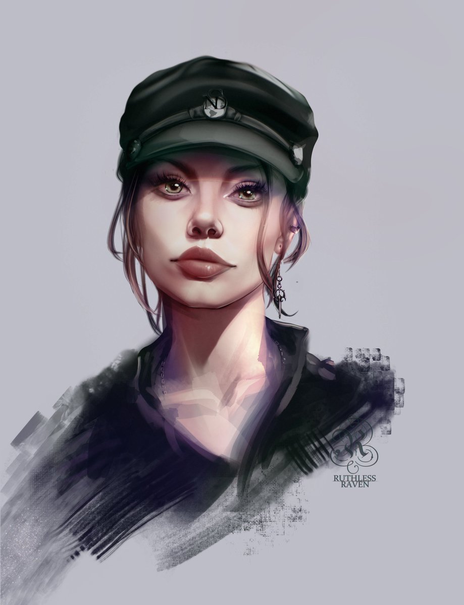 Got my new tablet pen and finished up this piece!

#portrait