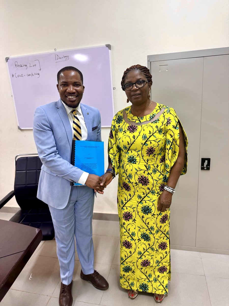 ogah_elvis's tweet photo. I’m overjoyed!

Aug. 29th 2024, standing before an examination panel at the University of Abuja, i defended my Ph.D Thesis successfully.

This milestone achievement is the pinnacle of my academic journey, after 3 Master’s and a https://t.co/NTx10PbXWj.

 Dr. Elvis O. Ogah https://t.co/sQ2gVbAdJ2