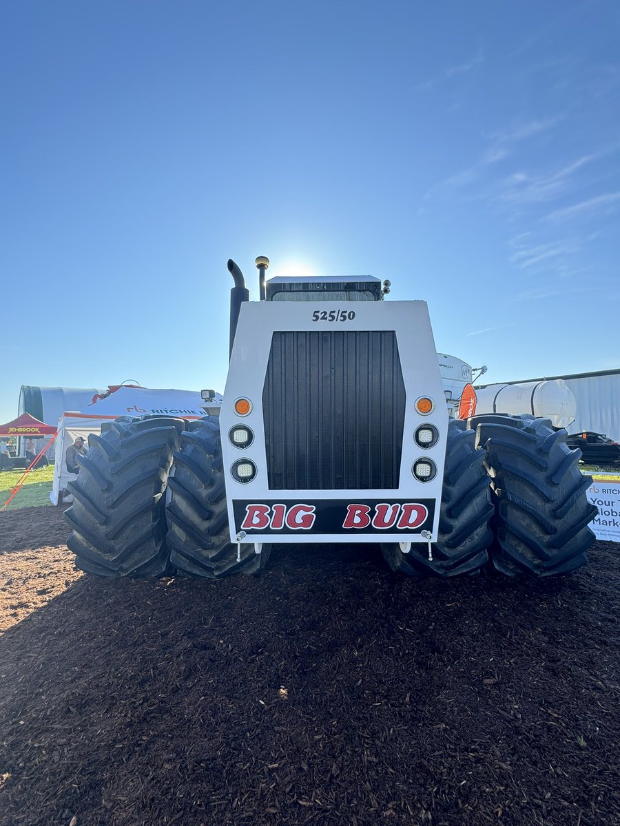 Come see me &amp; Big Bud today at the <a href="/outdoorfarmshow/">Canada's Outdoor Farm Show</a> <a href="/RitchieBros/">Ritchie Bros.</a> #COFS2024