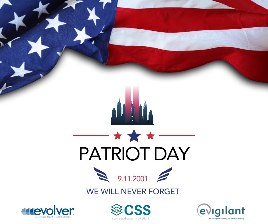 On this day, we remember the sacrifice of those first responders and average civilians on 9/11 who gave their lives in the hopes of saving others. We will never forget! #PatriotDay