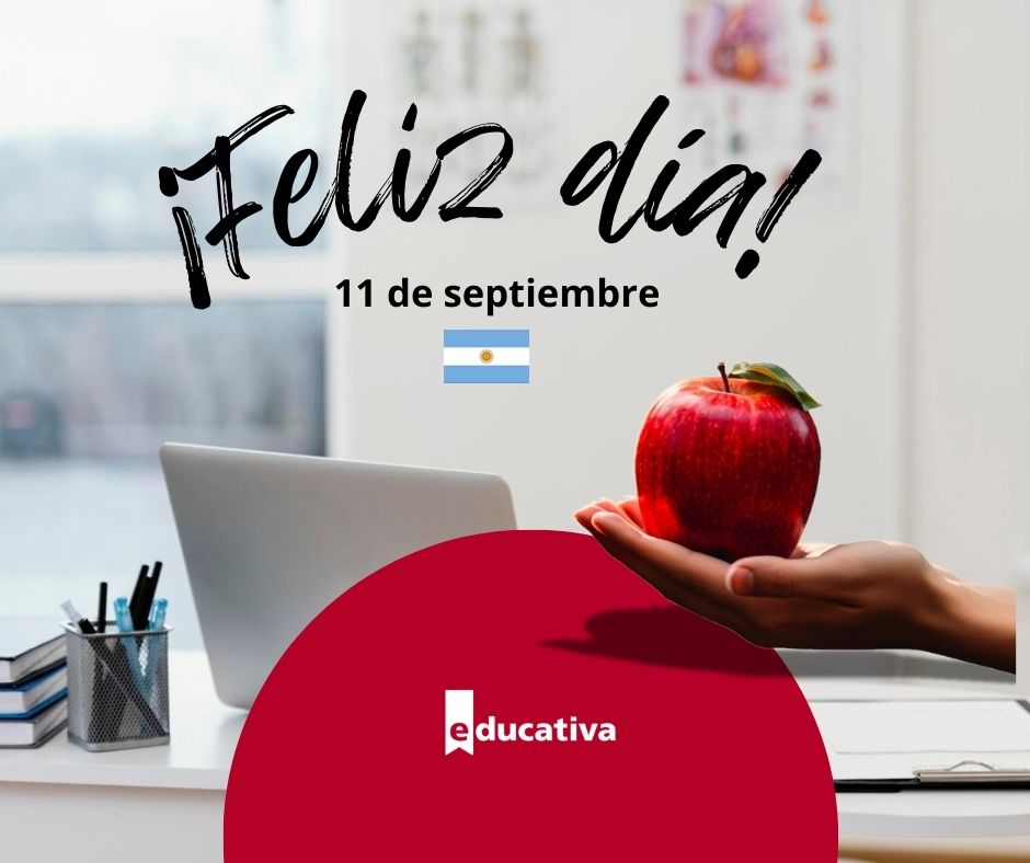 educativasocial's tweet photo. El 11 de septiembre, en Argentina 🇦🇷, celebramos el Día de las Maestras y los Maestros 🎓📚. Feliz día 🌟 a los docentes de nuestra comunidad educativa que logran potenciar a sus estudiantes y se enorgullecen de su progreso🎉.

¿A cuál maestra recuerdas con más cariño? ❤️ https://t.co/BelsH1LeEA