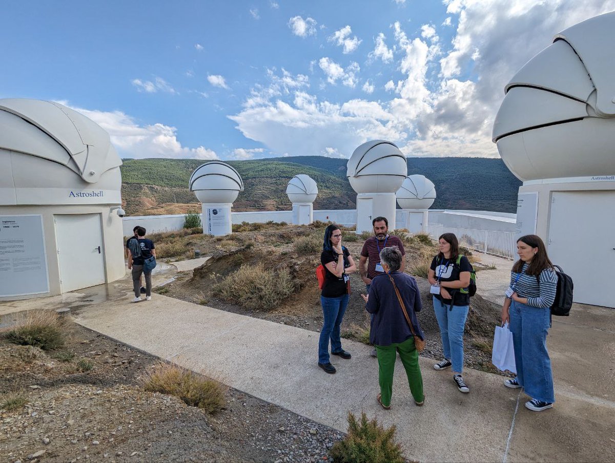 iaxo_official's tweet image. Throwback to September 2023 where we had our #IAXO Collaboration meeting at #CEFCA! We visited their JAST80 (1st picture) and JST250 (2nd picture) telescopes. To find #axions, IAXO will need to be perfectly aligned with the Sun, and our colleagues from CEFCA are working on it