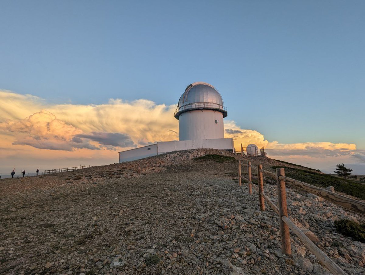 iaxo_official's tweet image. Throwback to September 2023 where we had our #IAXO Collaboration meeting at #CEFCA! We visited their JAST80 (1st picture) and JST250 (2nd picture) telescopes. To find #axions, IAXO will need to be perfectly aligned with the Sun, and our colleagues from CEFCA are working on it