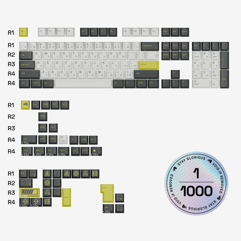 WESslayzGG's tweet photo. New @Glorious Capsule drop! 3 themes for September to fit different different styles.

142 total keycaps for extended keyboard support, including ANSI and ISO.

Quality PBT material for a premium typing experience and crisp legends!

Get yours! https://t.co/UIHIcQDNUO https://t.co/xiD6L59YcY