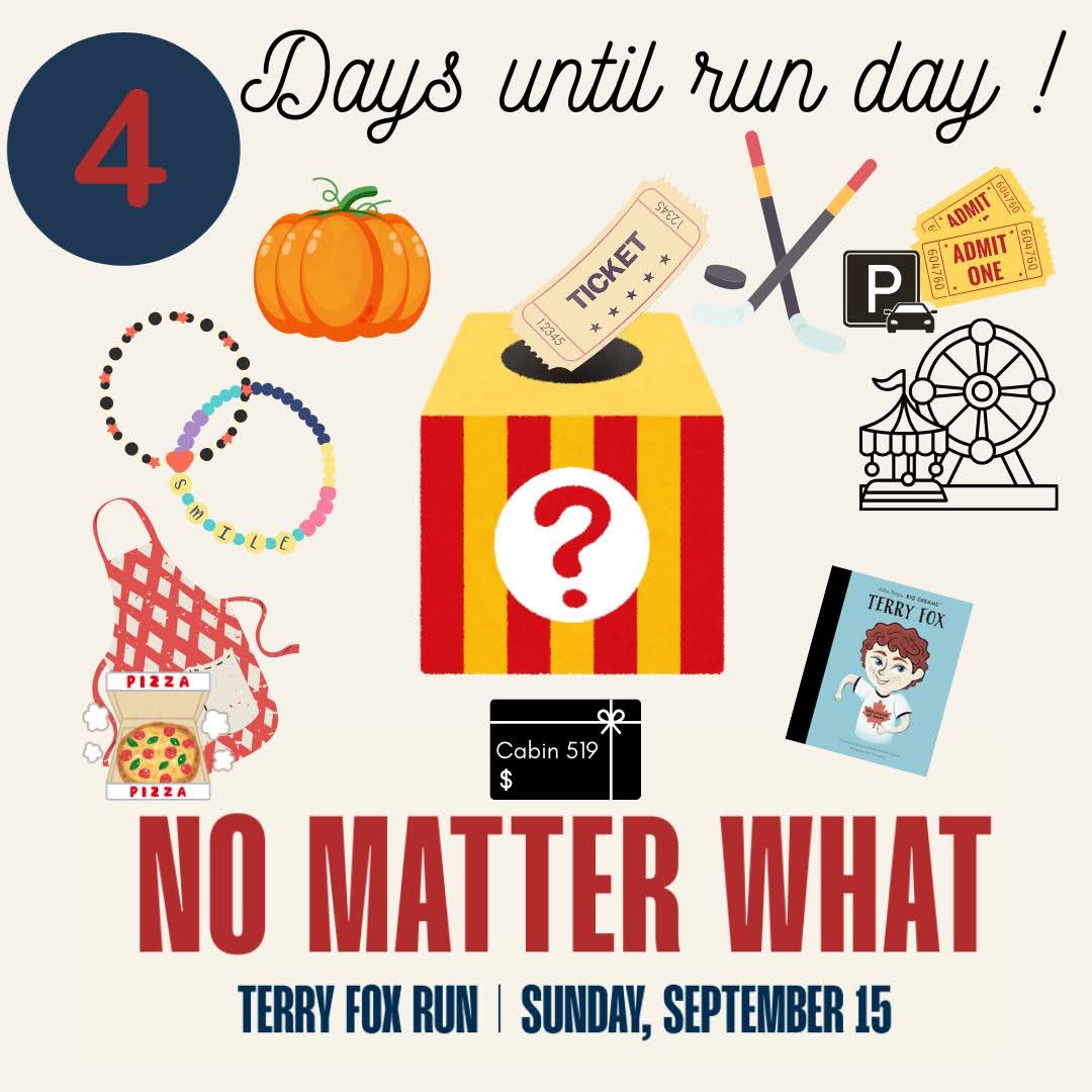Norfolk_TFR's tweet photo. 🎆Run day is in 4 days!!!🎆

See you this Sunday September 15th at Lions Ball Park in Simcoe. 
#NoMatterWhat 
Register or donate at https://t.co/ZrNzdSO1ET 

Check out our door prizes:

https://t.co/hwWSSRzsk7 https://t.co/ShmTYWcLmD