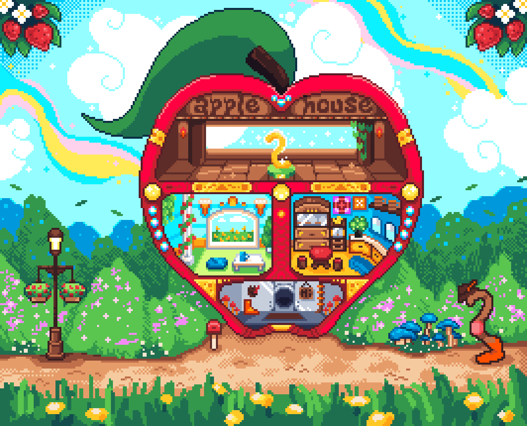 spiraled_out's tweet photo. Worm's Apple House

#pixelart https://t.co/CdAUUeaxDg