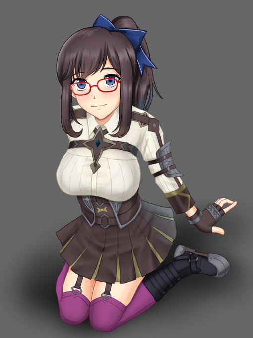 赤鏡縁 @ メガネVtuberさんの
Skebを納品しました🥰
裸だけだとさみしいので配信されていた
テイルズの中からキャラデザが似ていて
似合いそうなヴァネッサ・モラクスちゃんの
コス版をオマケで付けて置きました。
これはそのオマケ版
#アカガネグラフィティ #アカガネヨル 