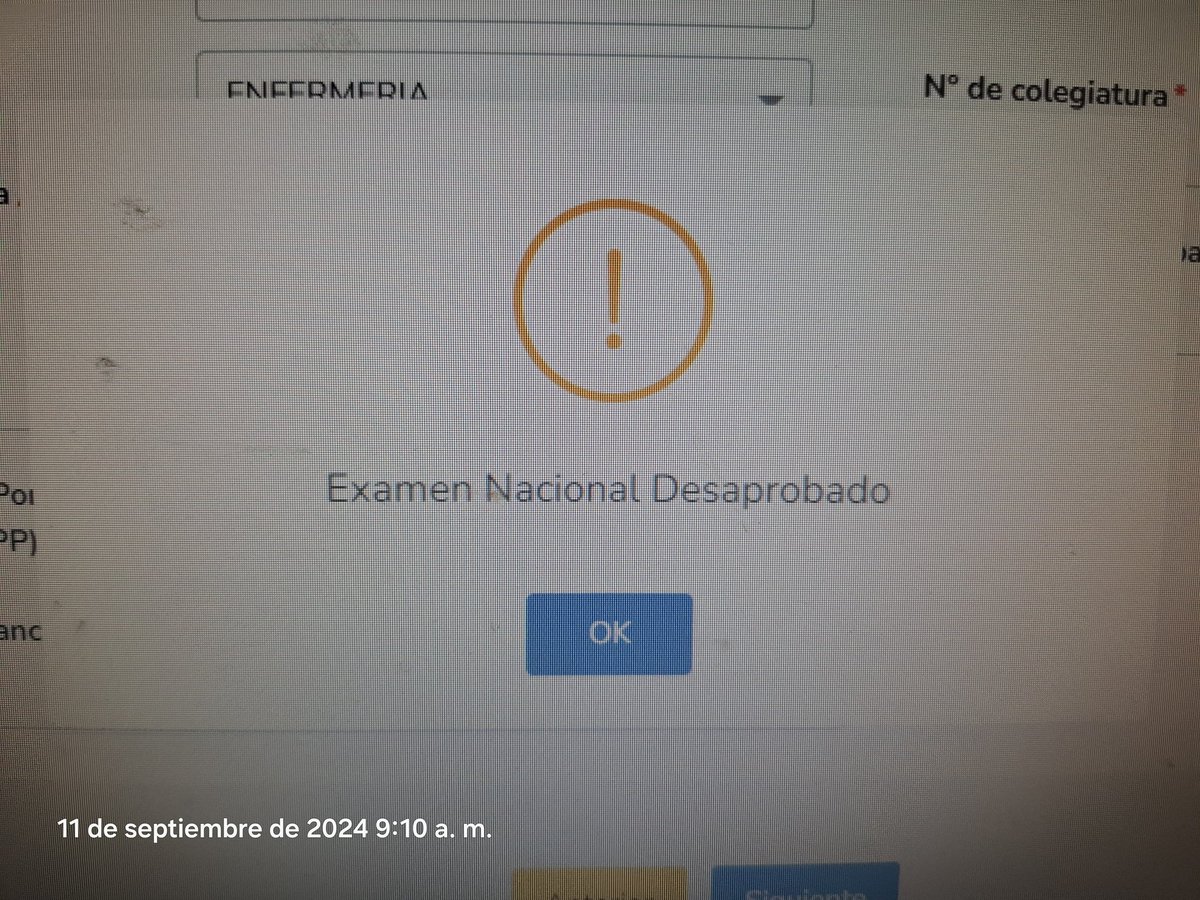 dennylagos's tweet photo. Quiero inscribirme en el sérums II 2024 y dice que tengo nota reprobada de examen nacional cuando yo no rendí el examen de sérums y mi enae está aprobado y vigente, @cvasquezsanchez @Minsa_Peru #serums2024 ayuda por favor a quien recurro en este caso https://t.co/Hx48hVI2Ra
