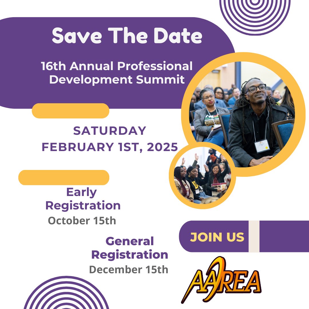 Save-the-Date for Saturday, February 1st!! The 16th Annual Professional Development Summit will be taking place at Cal State East Bay! #AAREAPDS16