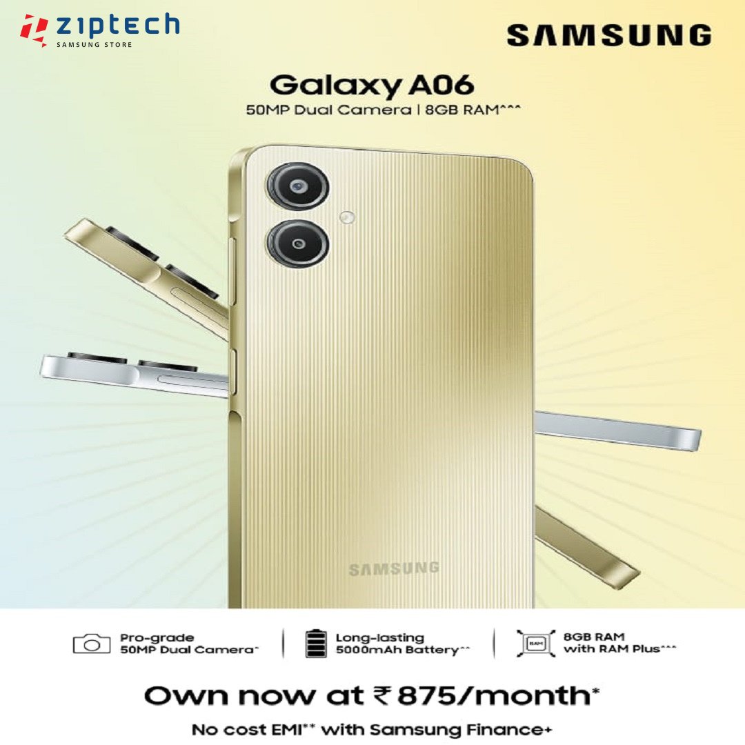 ziptechdm's tweet photo. Power up your life with the Galaxy A06 5G featuring:

✨ 8GB RAM
📸 50MP Dual Camera
🔋 5000mAh Battery

1. Anna Nagar(VR Mall) - 93848 41477
2. Nanganallur - 93848 41471
3. Purasaiwalkam - 93848 41472
4. Triplicane - 93848 41476
5. Ambattur - 93848 41478
6. Adyar - 93848 41473 https://t.co/WQ50gFXuPD