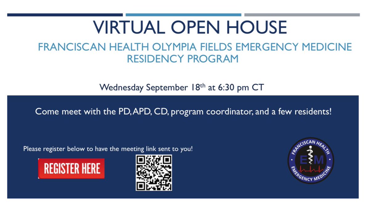 Franciscan Health - Olympia Fields EM residency tweet media