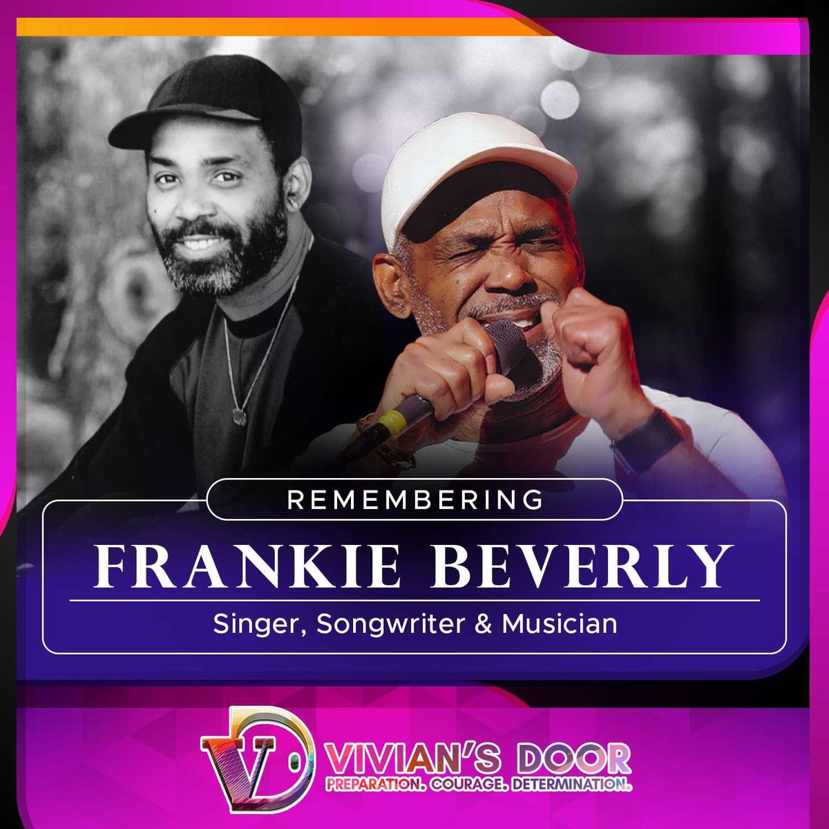 Today, we honor the legendary Frankie Beverly, born Howard Beverly, whose influence in music has spanned over five decades. 

We thank him for his unmatched contributions, opening doors, and creating a legacy that continues to inspire us all.