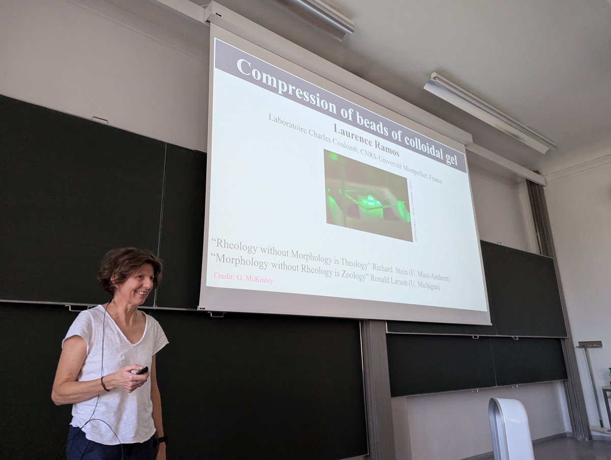 Roberto Cerbino (@cerbino) on Twitter photo <a href="/XavierTrepat/">Xavier Trepat</a> Bulbul Chakraborty and Laurence Ramos entertained us this afternoon at <a href="/ESIVienna/">Erwin Schrödinger Institute</a>. Epithelial mechanics, new field theories of elasticity and compressed beads of colloidal gels were on the menu! <a href="/XavierTrepat/">Xavier Trepat</a> Bulbul Chakraborty and Laurence Ramos entertained us this afternoon at <a href="/ESIVienna/">Erwin Schrödinger Institute</a>. Epithelial mechanics, new field theories of elasticity and compressed beads of colloidal gels were on the menu!