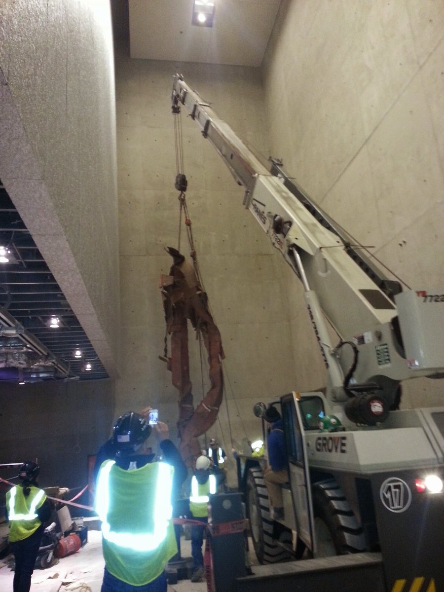 10Dazzo's tweet photo. Throwback to time spent building out the 9-11 Museum, so many years later, and I still feel so fortunate to be a part of this project.
#Local40 settings Historical Artifacts
#NeverForget911 https://t.co/RDGWSDod6j