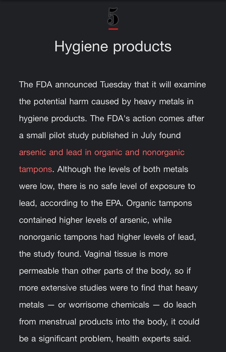 Today’s @cnn 5 things email refers to “hygiene products” when they could have just said “tampons” or even “menstrual products” in the lede.  It is a poor show that a major news outlet chose a word that infers menstruation is dirty. Words matter. #menstruation #periods #tampons