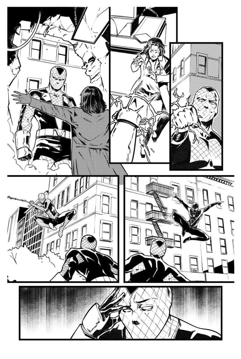 Marvel test page #1
#Marvel #MarvelComics #Spiderman #MilesMorales #shocker #comics #samplepage