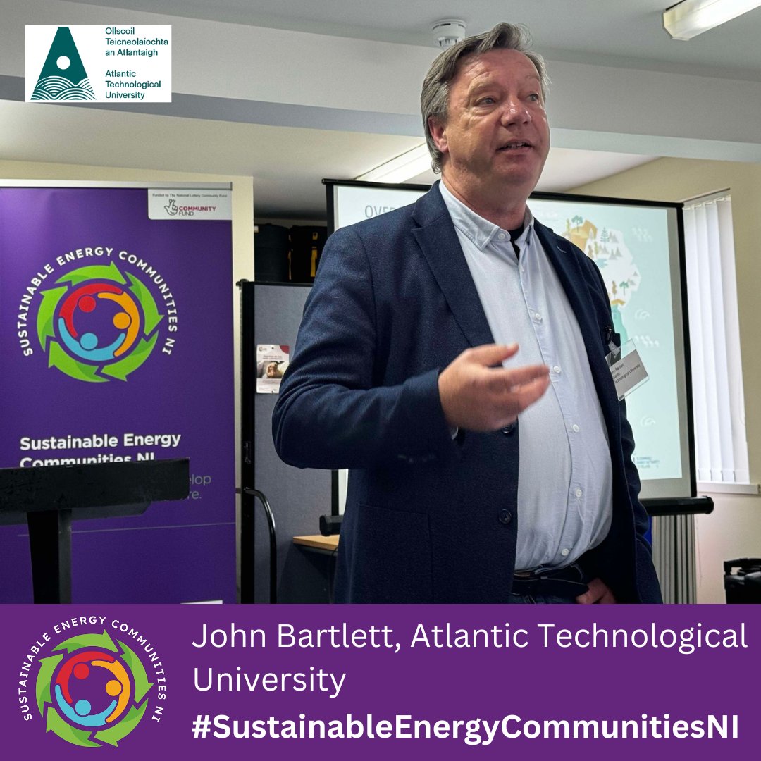 Advice NI (@adviceni) on Twitter photo 🌿 Up next is John Bartlett from <a href="/atu_ie/">Atlantic Technological University</a> diving into the Sustainable Energy Communities model! 🌍🔋 Let's learn together how we can make a positive impact and create a more sustainable future. Don't miss out on this inspiring discussion! #SustainableEnergyCommunitiesNI #SECNI 🌿 Up next is John Bartlett from <a href="/atu_ie/">Atlantic Technological University</a> diving into the Sustainable Energy Communities model! 🌍🔋 Let's learn together how we can make a positive impact and create a more sustainable future. Don't miss out on this inspiring discussion! #SustainableEnergyCommunitiesNI #SECNI