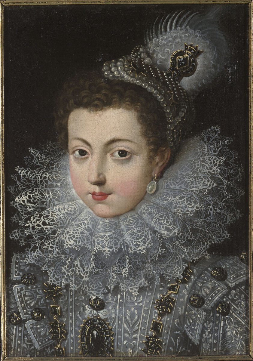 Unknown author (French art) - Portrait of Elisabeth of France (1602–1644), daughter of Henry IV of France.