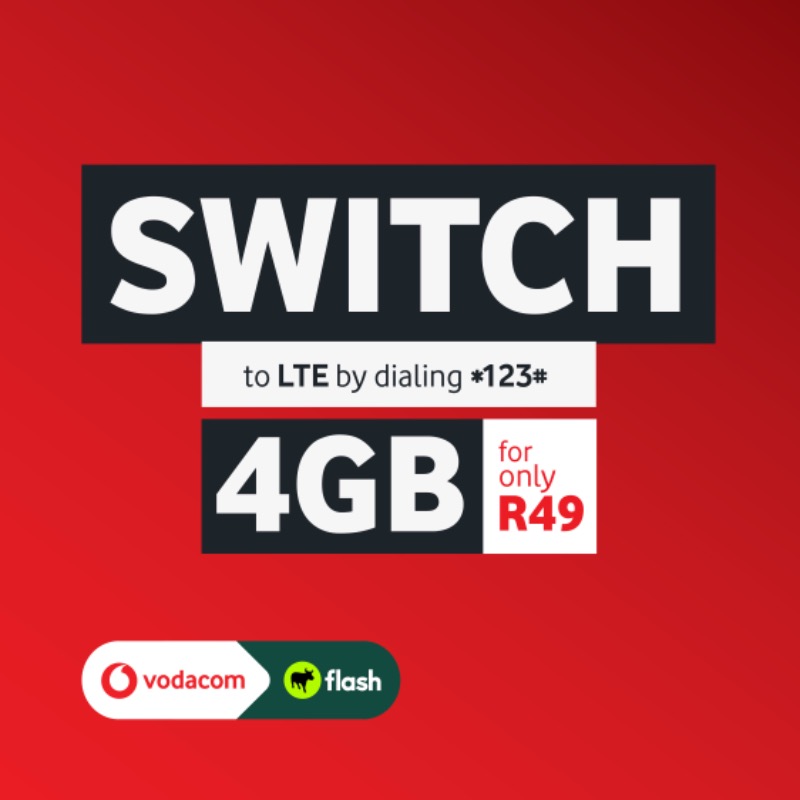 flashgroup_za's tweet photo. Want 4GB for R49? Get 2GB Anytime ☀️+ 2GB Night Owl 🌗 data. Switch to a Vodacom LTE tariff plan. 👇
📱Dial *123#
✌️Choose ‘Buy Data’
✌️Follow instructions
☀️Data valid for 14 days
#VodacomLTE #FlashData #MoreForYou https://t.co/s7lJJRgIR3