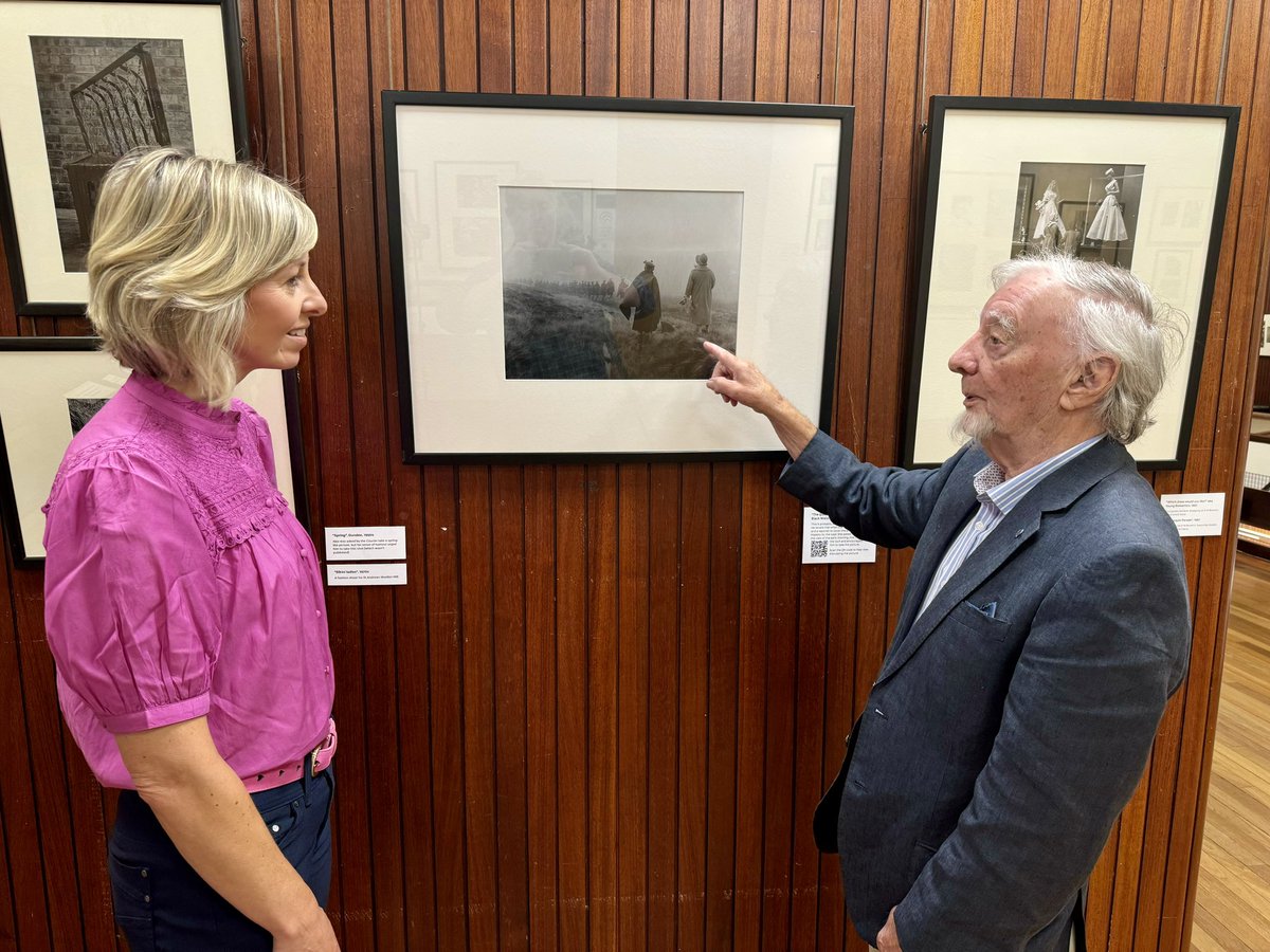 Pleasure to interview Alex Coupar about his 50 years as a photographer in and around Dundee. <a href="/dundeeuni/">University of Dundee</a> <a href="/UoD_Archives_RM/">UoD Archives & RM</a> exhibiting his work at the Lamb Gallery until 2 Nov. The story of Alex’s favourite photo, a misty hillside image of the late Queen Mother, is on <a href="/STVNews/">STV News</a> at 6.