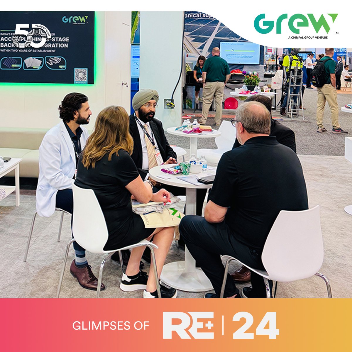 grew_solar's tweet image. Here&apos;s to keeping the momentum high and making the most of every moment!

#GREW #PoweringTheNext #NextGenModules #SolarPower #SolarEnergy #Sustainability #GoSolar #Solar #RenewableEnergy #RE+ #PVModuleExcellence #SolarSolutions2024 #Expo #Exhibition #SeeYouTomorrow #Day1