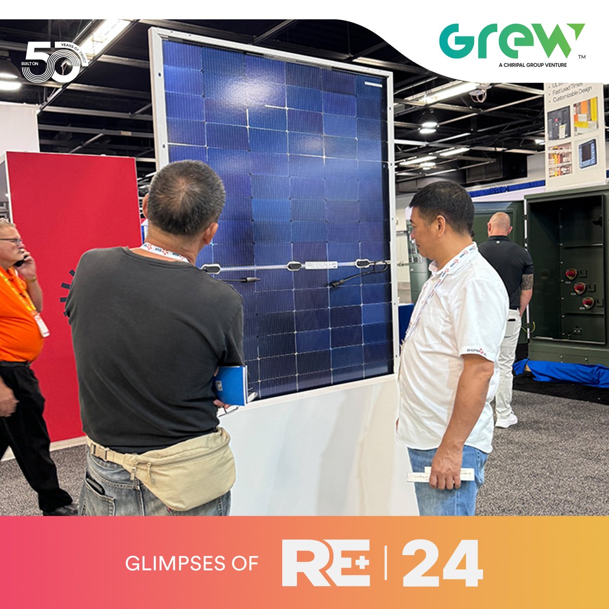 grew_solar's tweet image. Here&apos;s to keeping the momentum high and making the most of every moment!

#GREW #PoweringTheNext #NextGenModules #SolarPower #SolarEnergy #Sustainability #GoSolar #Solar #RenewableEnergy #RE+ #PVModuleExcellence #SolarSolutions2024 #Expo #Exhibition #SeeYouTomorrow #Day1