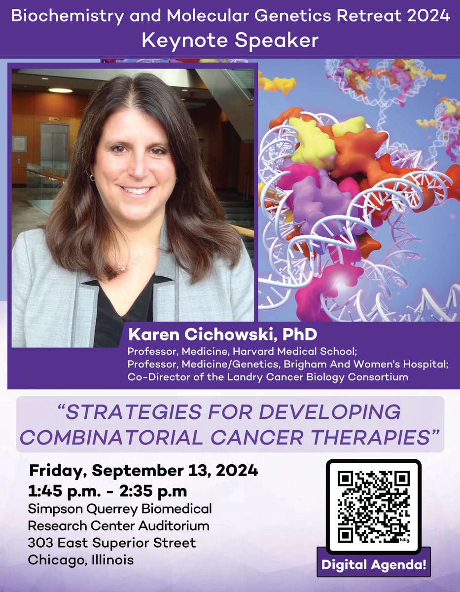 Northwestern BMG and SQE (@nu_bmg_sqe) on Twitter photo Registrants: Join us this Friday for the 8th Annual BMG Retreat and come listen to our keynote speaker Dr. Karen Cichowski! <a href="/CichowskiLab/">Cichowski Lab | BWH</a> <a href="/NUFeinbergMed/">Northwestern Feinberg School of Medicine</a> <a href="/harvardmed/">Harvard Medical School</a> <a href="/BrighamWomens/">Brigham and Women's Hospital</a> #CancerResearch Registrants: Join us this Friday for the 8th Annual BMG Retreat and come listen to our keynote speaker Dr. Karen Cichowski! <a href="/CichowskiLab/">Cichowski Lab | BWH</a> <a href="/NUFeinbergMed/">Northwestern Feinberg School of Medicine</a> <a href="/harvardmed/">Harvard Medical School</a> <a href="/BrighamWomens/">Brigham and Women's Hospital</a> #CancerResearch