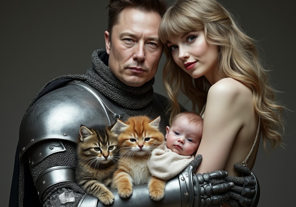 KeenanPeachy's tweet photo. In Trump's Project 2025 every cat lady in America gets an Elon baby https://t.co/7ObFPyggBr